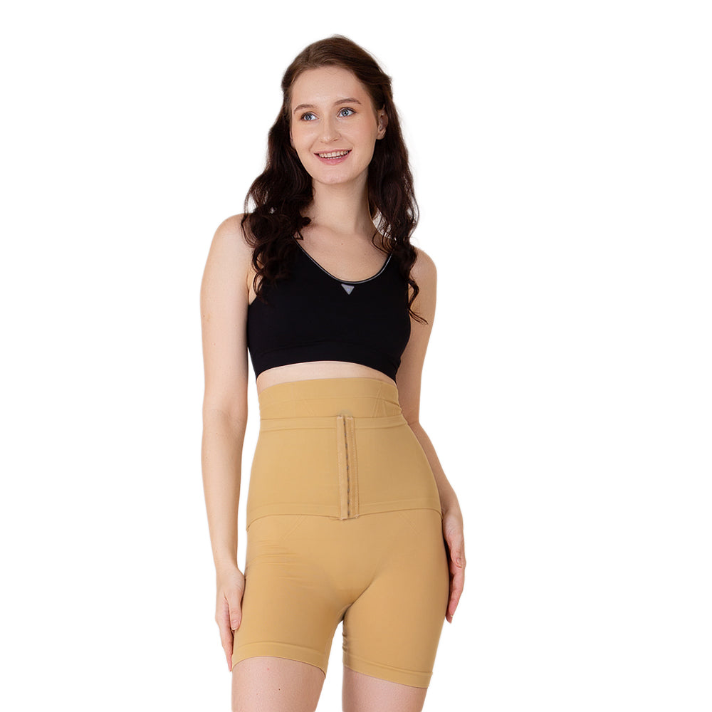 Luella™ Women’s Seamless High Waist Booty Lifter Shorts with Steel Hook - Anti-Bacterial Belly Control for Effortless Shaping.
