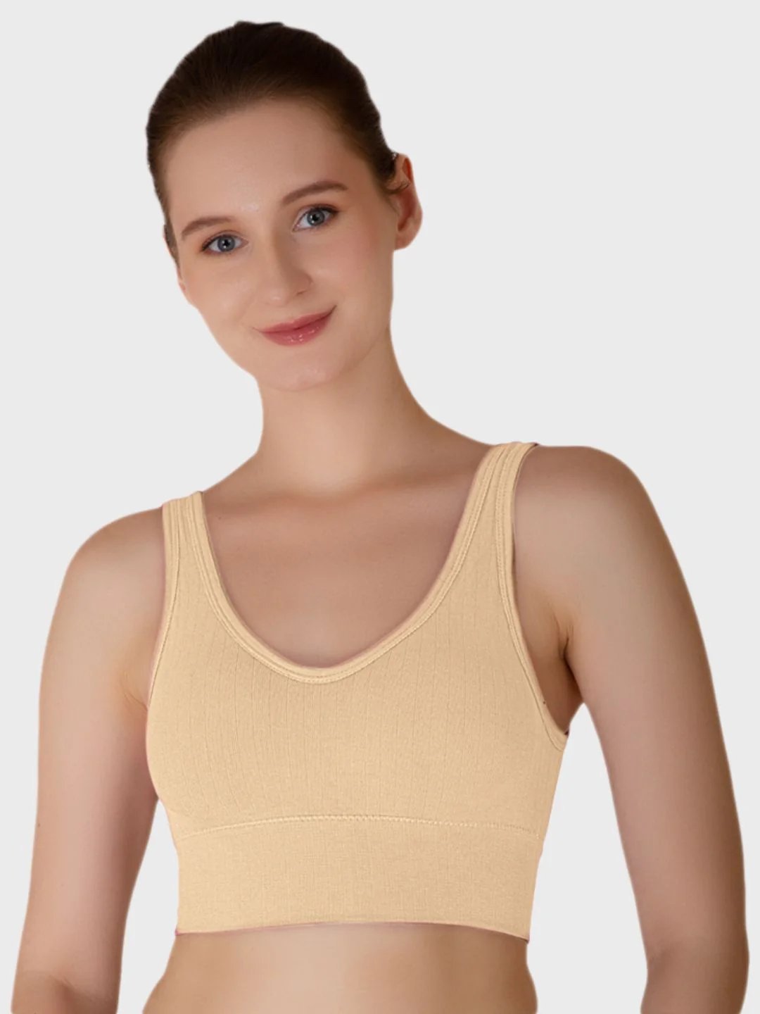 Luella™ Women's Everyday Wire-Free T-Shirt Bra – Luxuriously Soft Cotton Comfort.