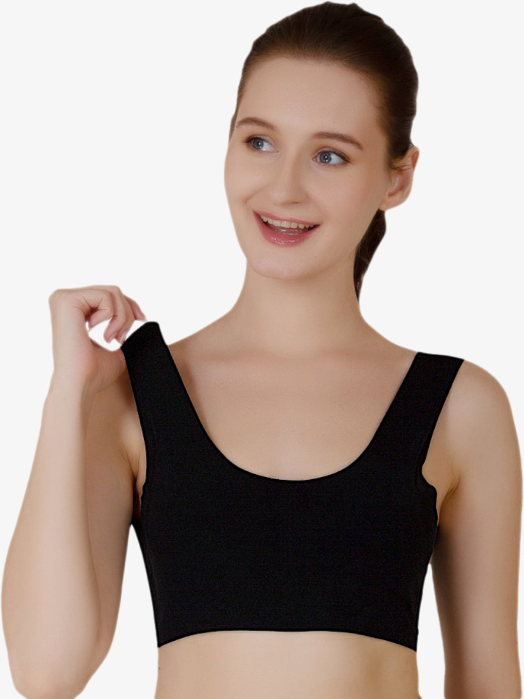 Luella™ Women's Wire-Free Full Coverage T-Shirt Bra – Lightly Padded & Seamless.