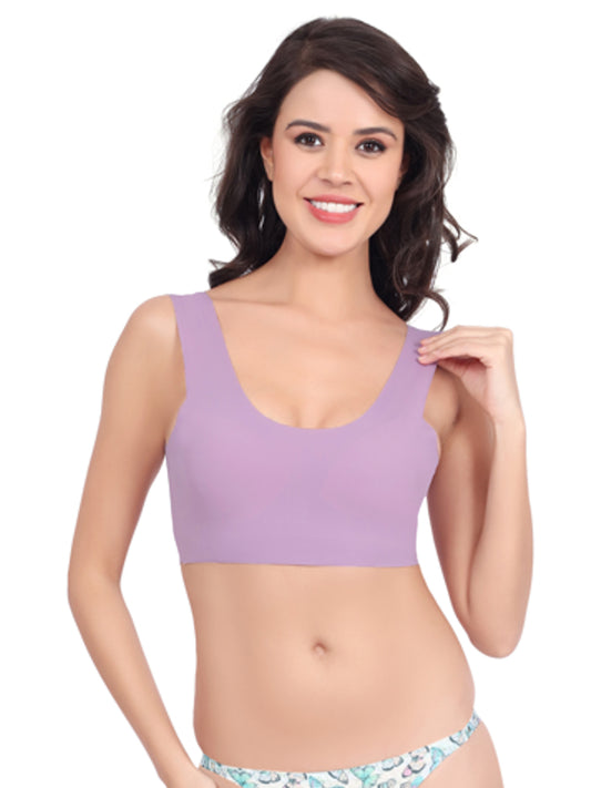 Luella™ Women's Wire-Free Full Coverage T-Shirt Bra – Lightly Padded & Seamless.