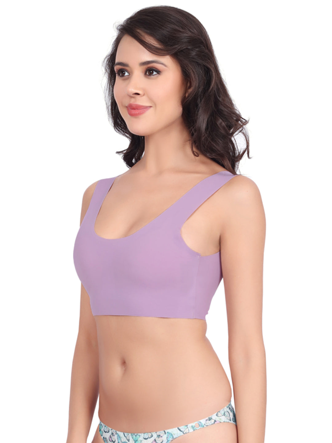 Luella™ Women's Wire-Free Full Coverage T-Shirt Bra – Lightly Padded & Seamless.
