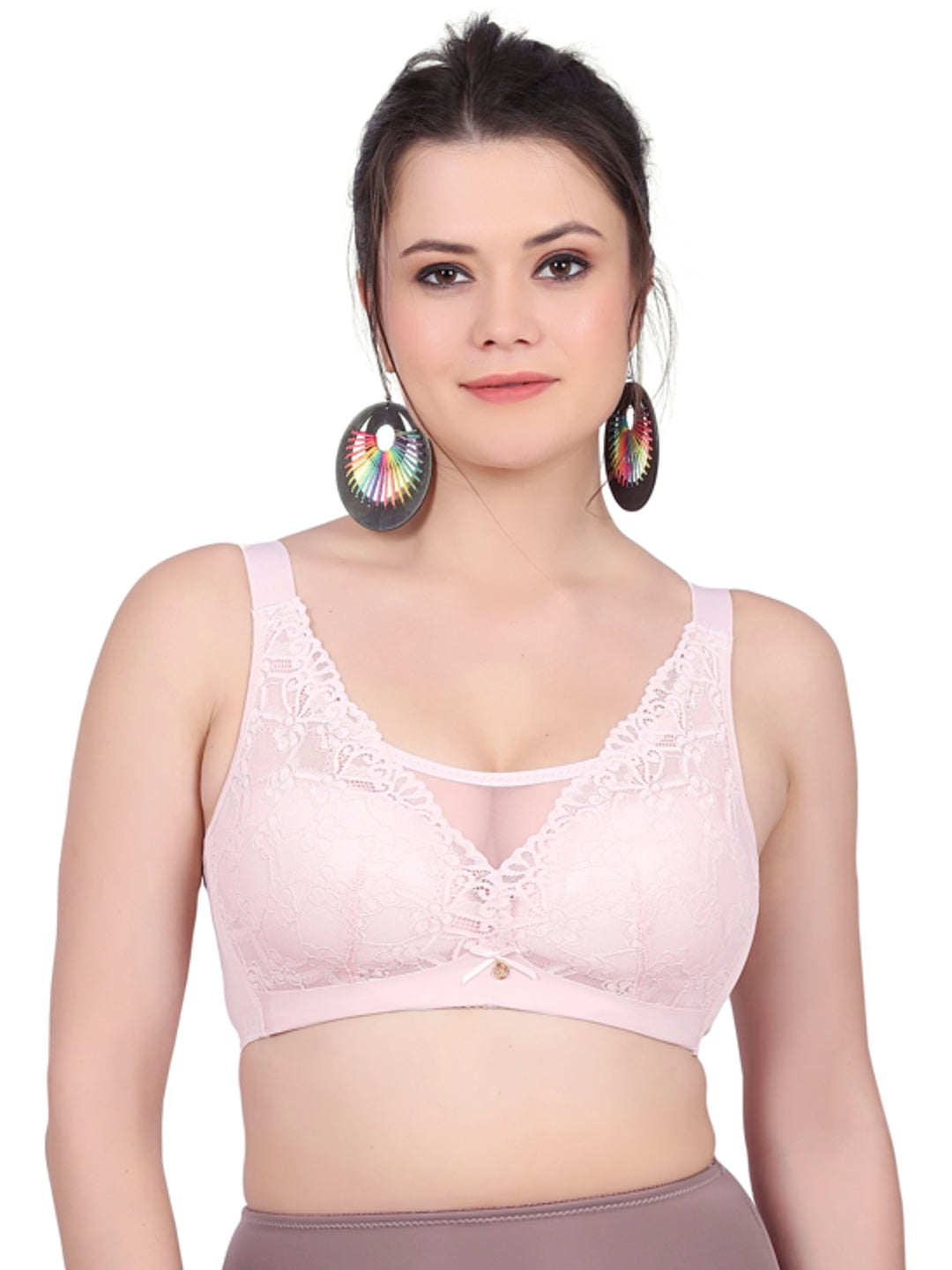 Luella® Padded Non-Wired Full Cup Bra - Floral Lace