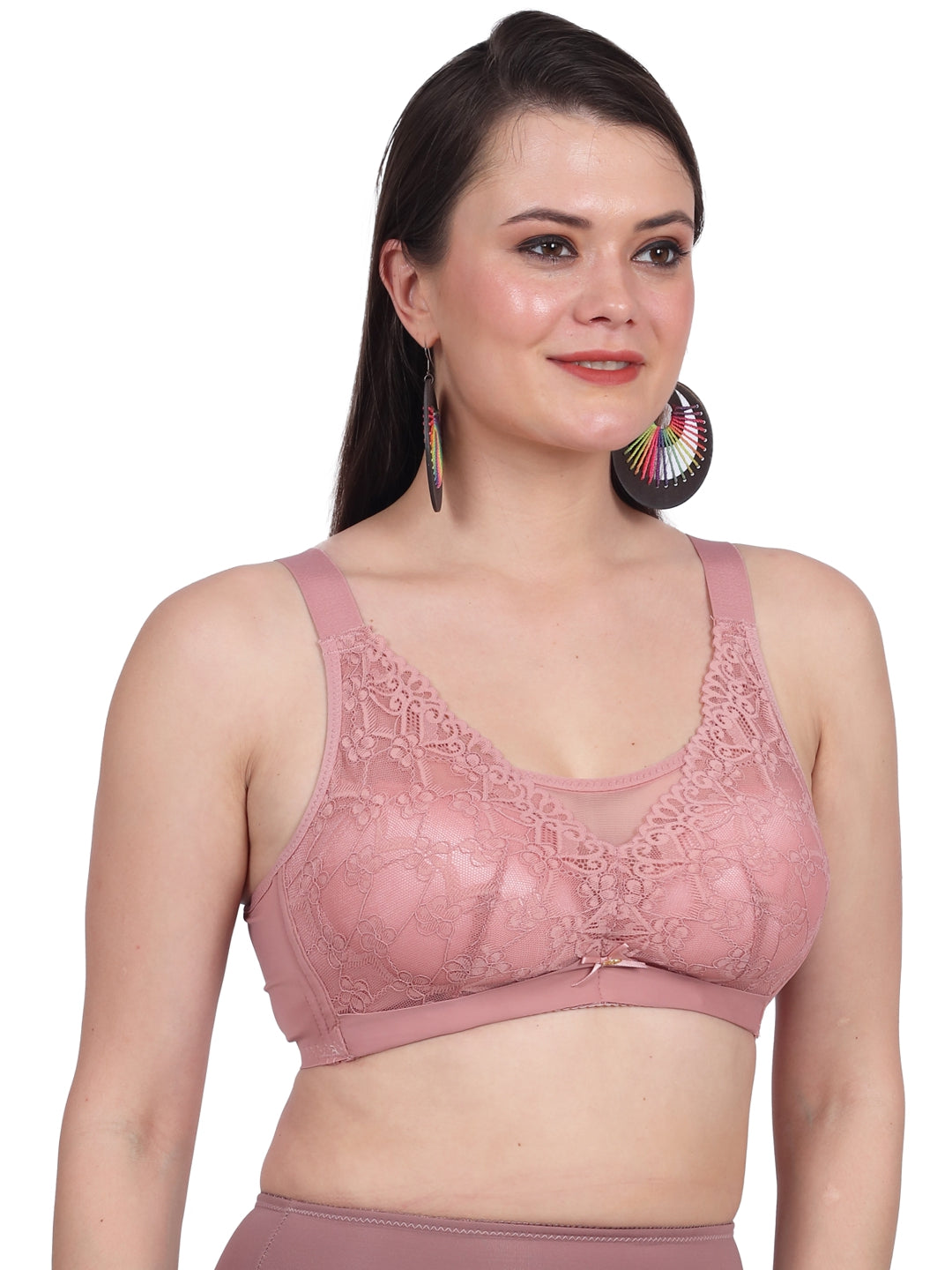 Luella® Padded Non-Wired Full Cup Bra - Floral Lace