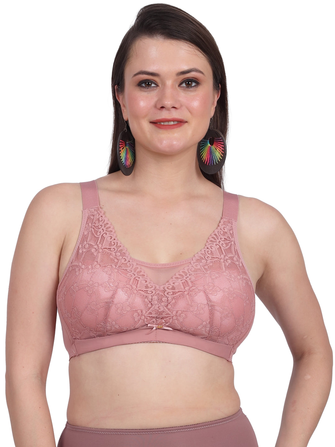 Luella® Padded Non-Wired Full Cup Bra - Floral Lace