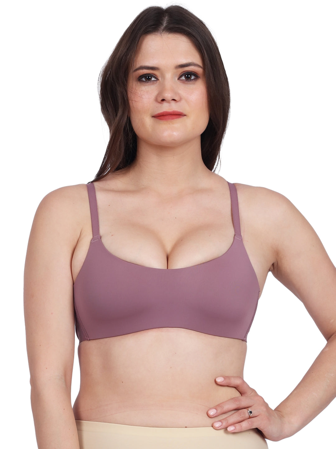 Luella® Non Padded WireFree Everyday Bra - 3/4th Coverage, Soft Foam, Adjustable Straps