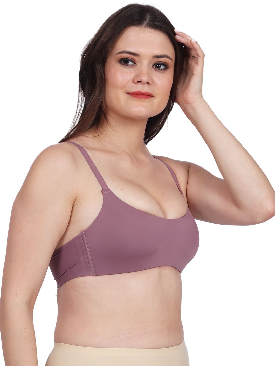Luella® Non Padded WireFree Everyday Bra - 3/4th Coverage, Soft Foam, Adjustable Straps