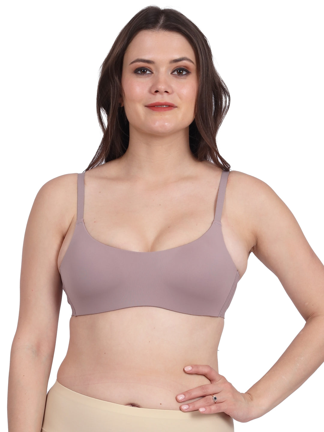 Luella® Non Padded WireFree Everyday Bra - 3/4th Coverage, Soft Foam, Adjustable Straps
