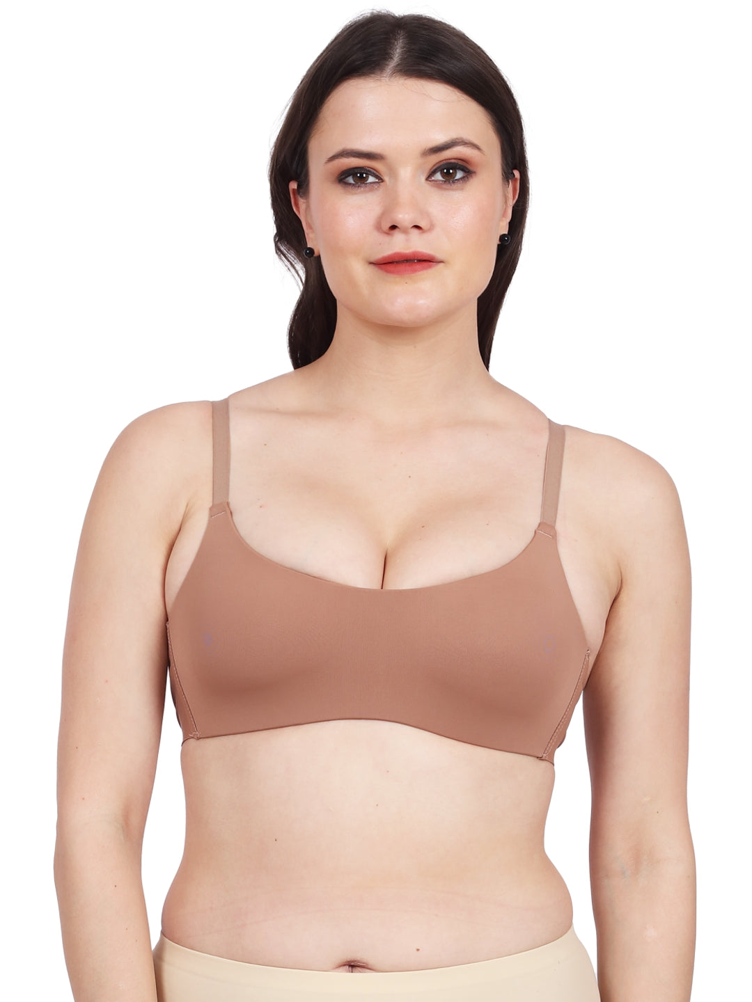 Luella® Non Padded WireFree Everyday Bra - 3/4th Coverage, Soft Foam, Adjustable Straps