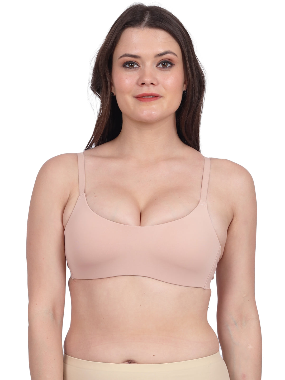 Luella® Non Padded WireFree Everyday Bra - 3/4th Coverage, Soft Foam, Adjustable Straps
