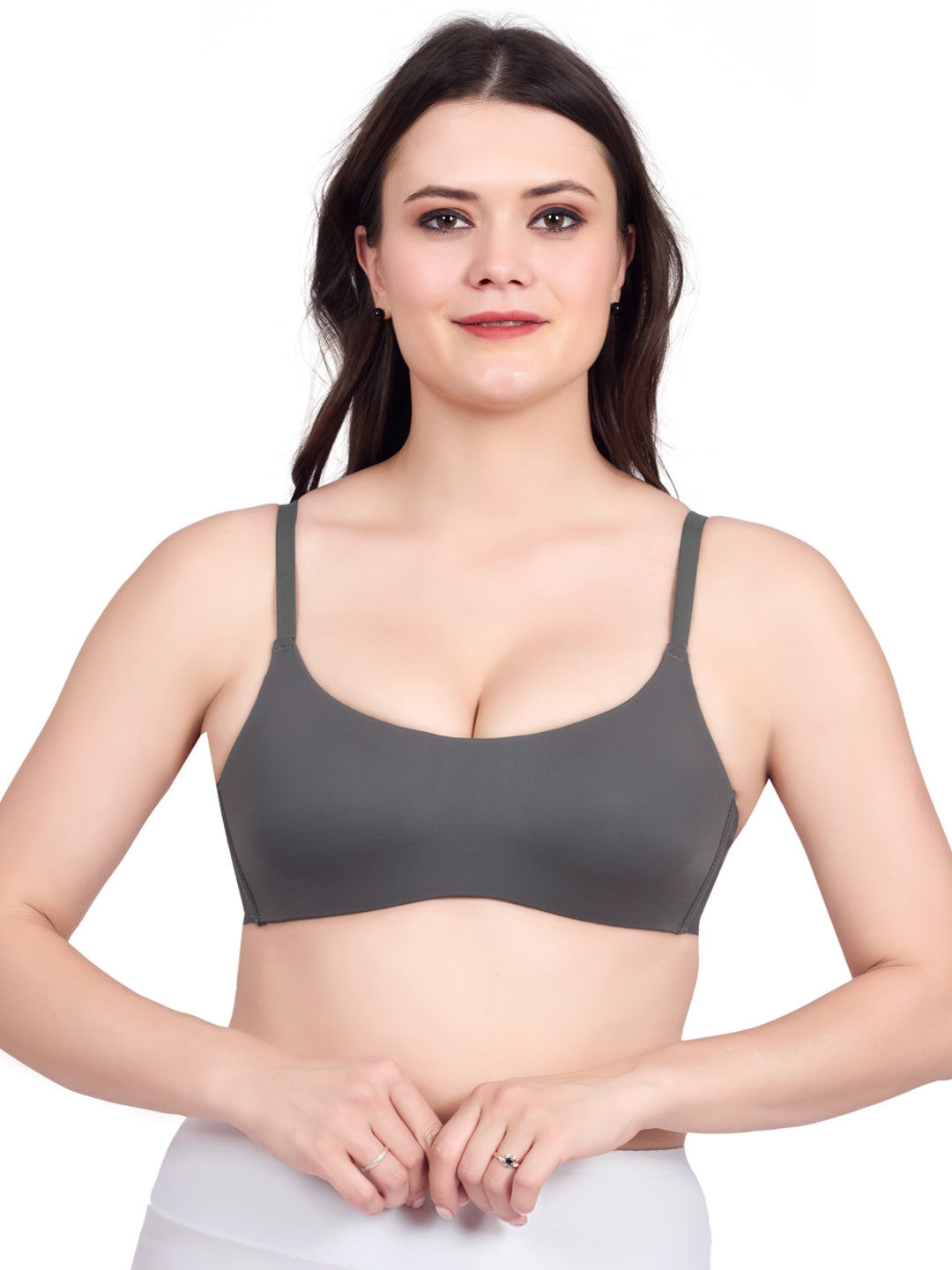 Luella® Non Padded WireFree Everyday Bra - 3/4th Coverage, Soft Foam, Adjustable Straps