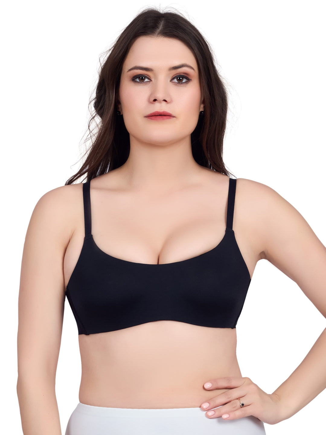 Luella® Non Padded WireFree Everyday Bra - 3/4th Coverage, Soft Foam, Adjustable Straps