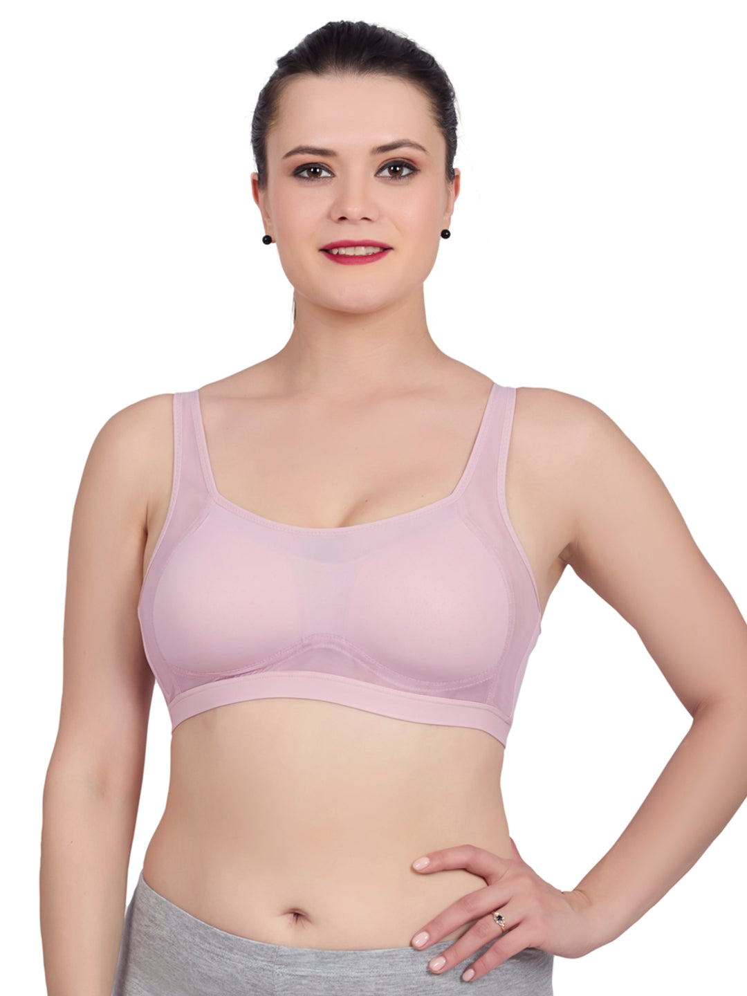 Luella® Padded Non-Wired Everyday Bra - with Mesh Breathable Fabric
