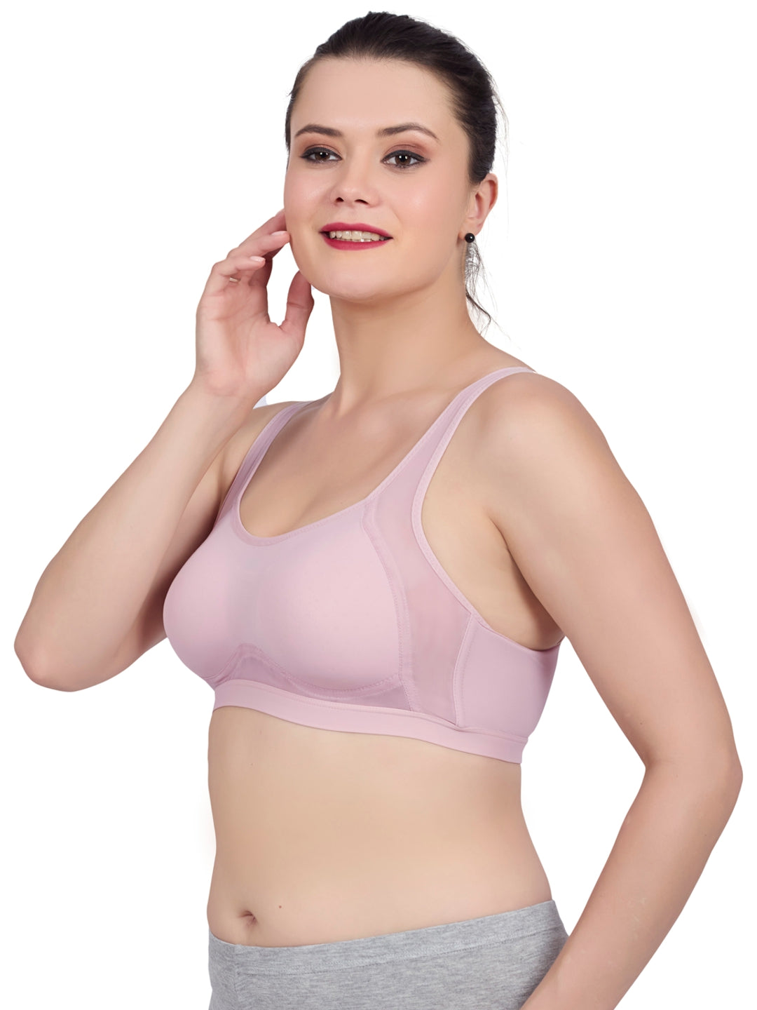 Luella® Padded Non-Wired Everyday Bra - with Mesh Breathable Fabric
