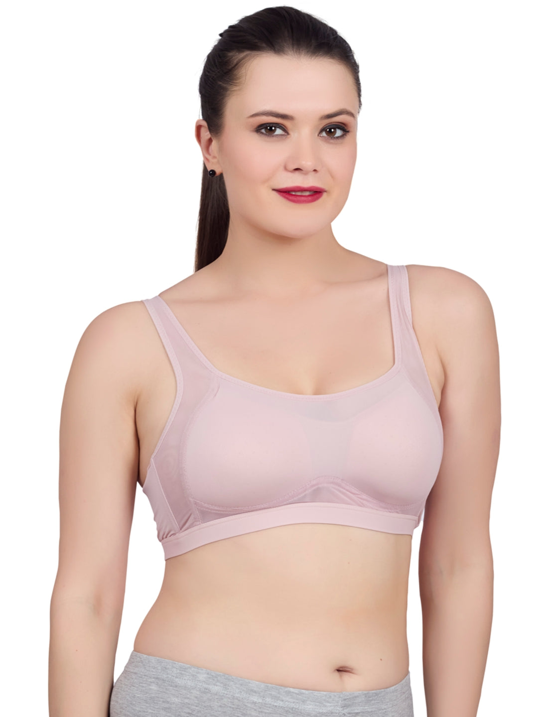 Luella® Padded Non-Wired Everyday Bra - with Mesh Breathable Fabric