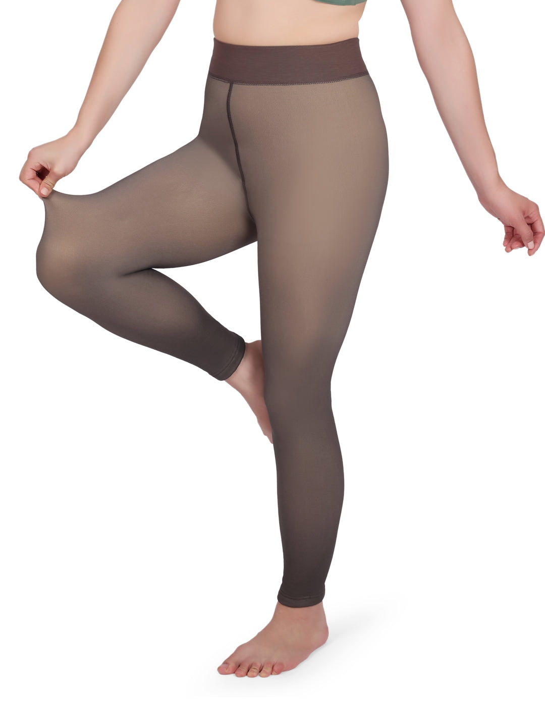 Luella® Fleece-Lined Dual Tone Leggings for Winter Adventures: Stay Warm, Stay Stylish