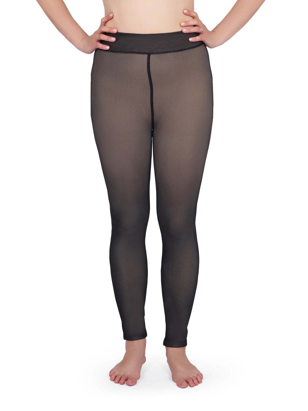 Luella® Fleece-Lined Dual Tone Leggings for Winter Adventures: Stay Warm, Stay Stylish