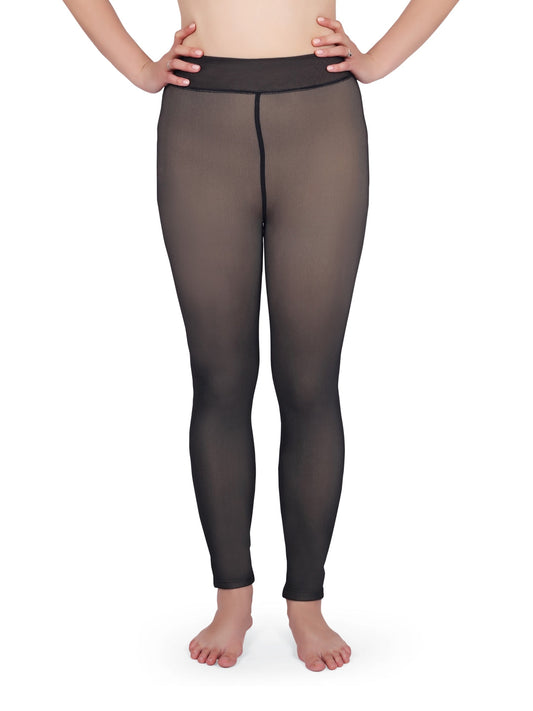 Luella® Fleece-Lined Dual Tone Leggings for Winter Adventures: Stay Warm, Stay Stylish