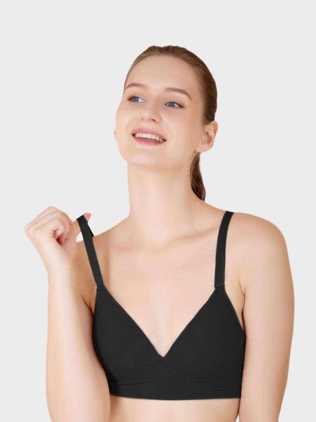 Luella® Women's Lightly Padded Wireless T-Shirt Bra – Full Coverage Comfort.