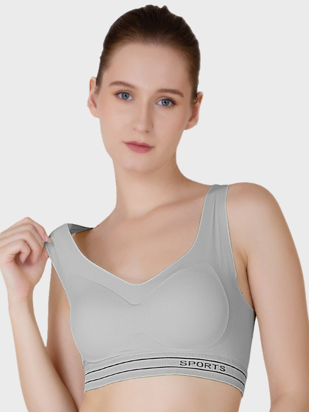 Luella™ Women’s Lightly Padded Wire-Free T-Shirt Bra – Breathable and Seamless Comfort.