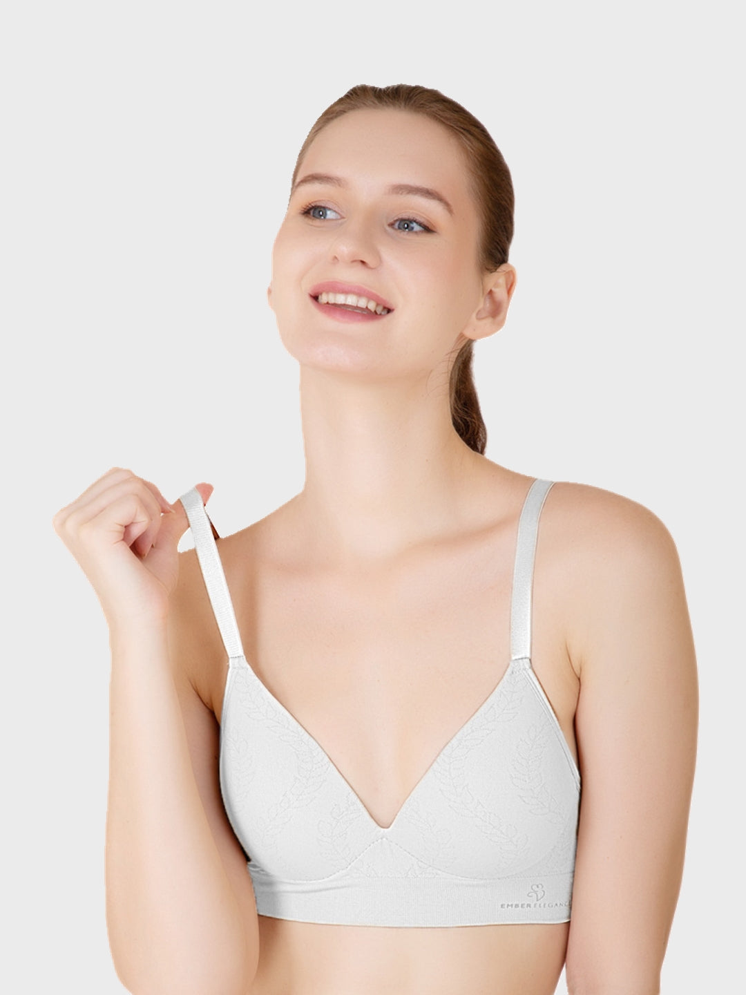 Luella® Women's Lightly Padded Wireless T-Shirt Bra – Full Coverage Comfort.