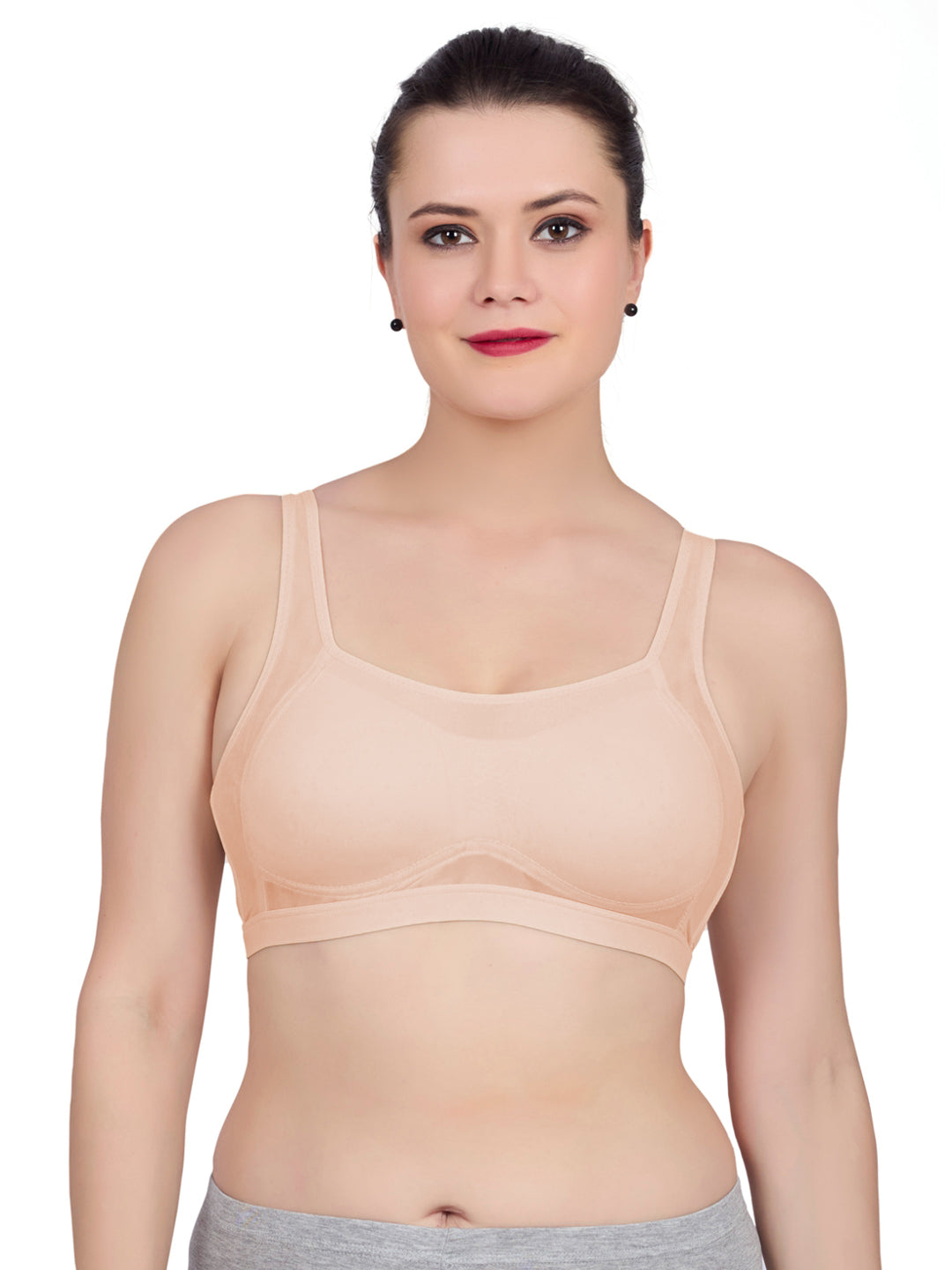 Luella® Padded Non-Wired Everyday Bra - with Mesh Breathable Fabric