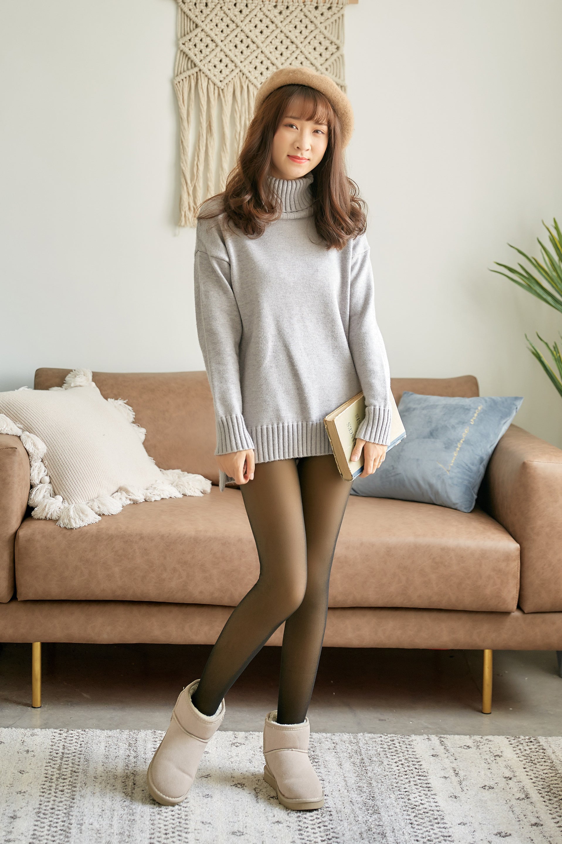 Luella® Full-Coverage Fleece-Lined Leggings: Ultimate Warmth from Toe