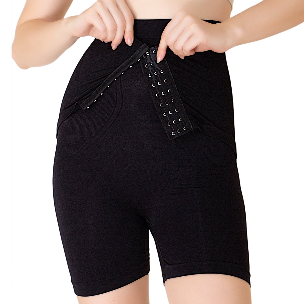 Luella™ Women’s Seamless High Waist Booty Lifter Shorts with Steel Hook - Anti-Bacterial Belly Control for Effortless Shaping.