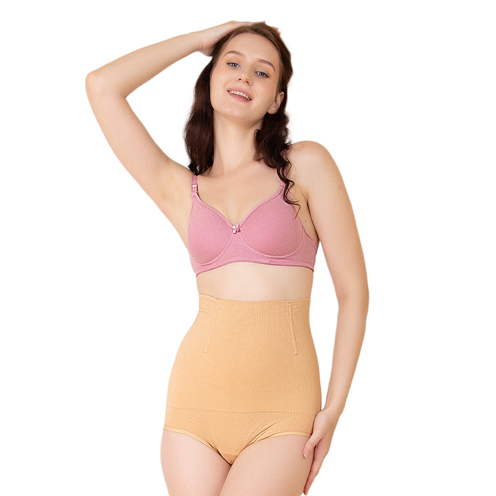 Luella™ Seamless High Waist Shapewear: Anti-Bacterial Belly Retraction Panty/Shorts for Ultimate Comfort Under Dresses and Pants.