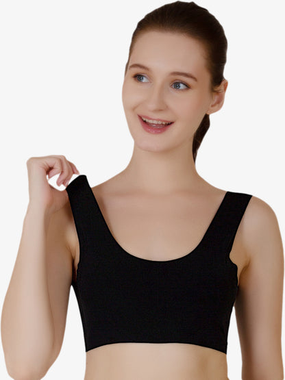 Luella™ Women's Wire-Free Full Coverage T-Shirt Bra – Lightly Padded & Seamless.