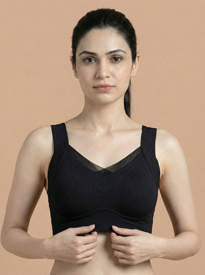 Luella Signature Lace™: The Wire-Free "Second Skin" Bra (Seamless Nylon) aka NINJA Bra