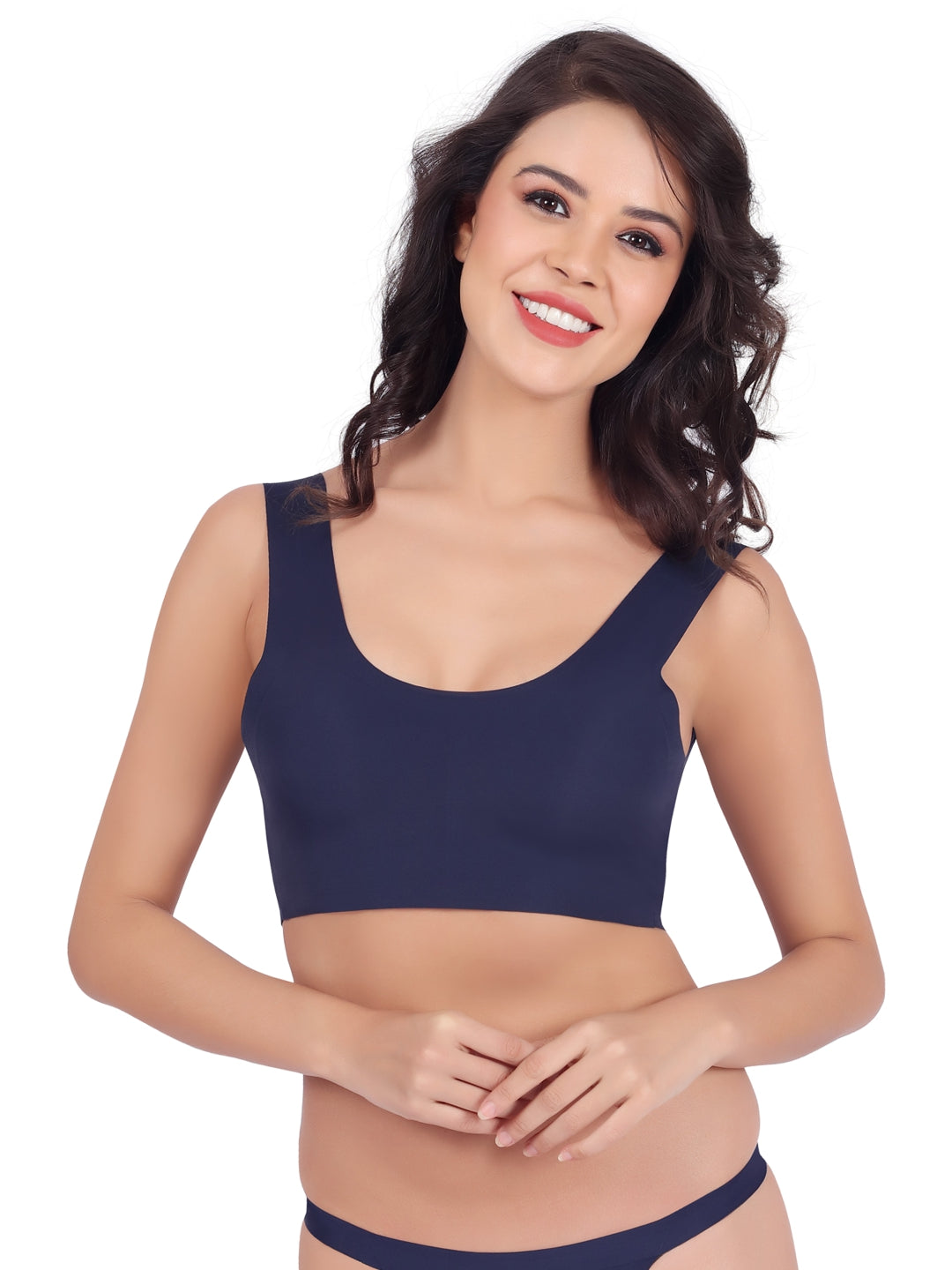 Luella™ Women's Wire-Free Full Coverage T-Shirt Bra – Lightly Padded & Seamless.