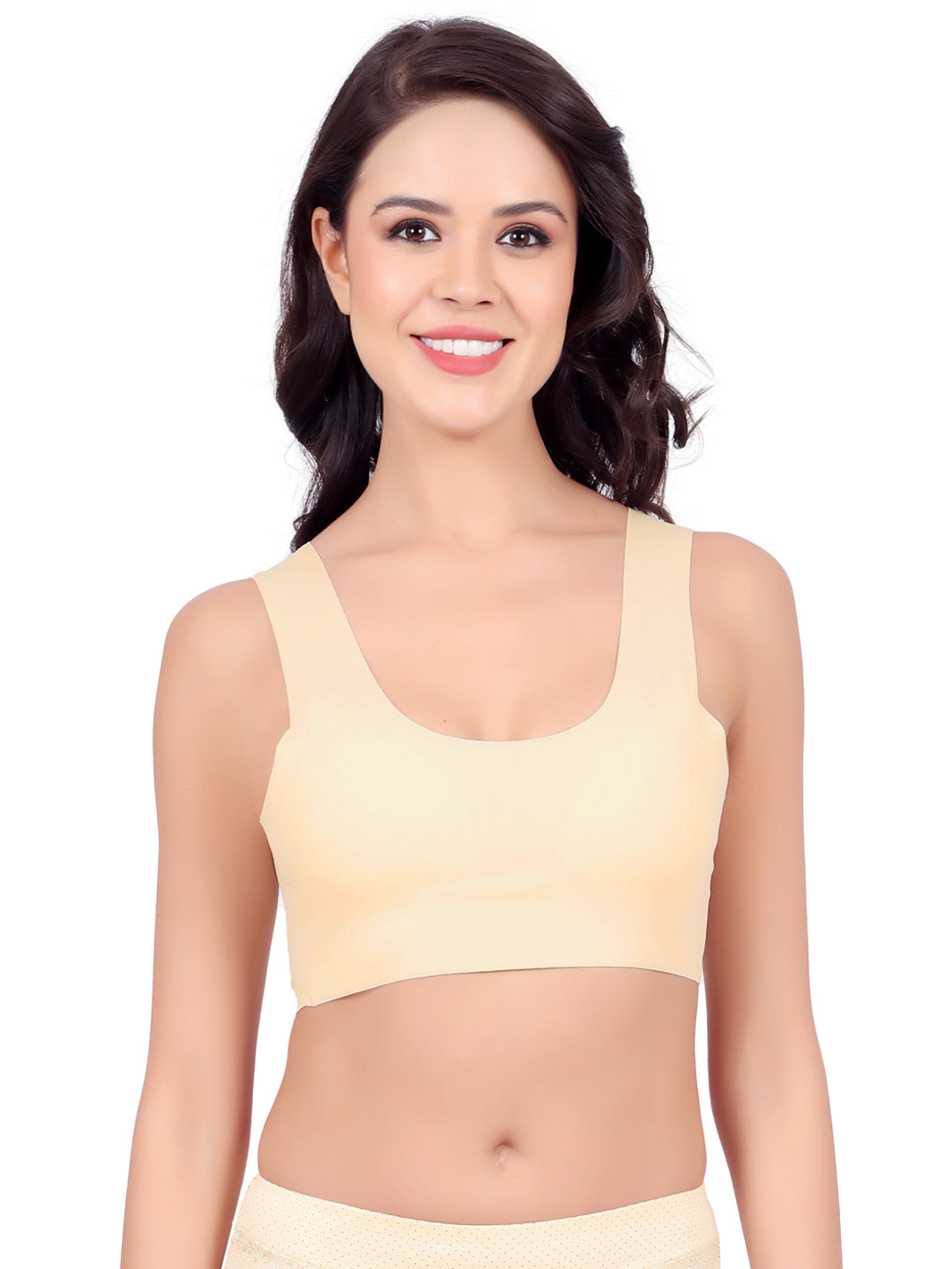 Luella™ Women's Wire-Free Full Coverage T-Shirt Bra – Lightly Padded & Seamless.