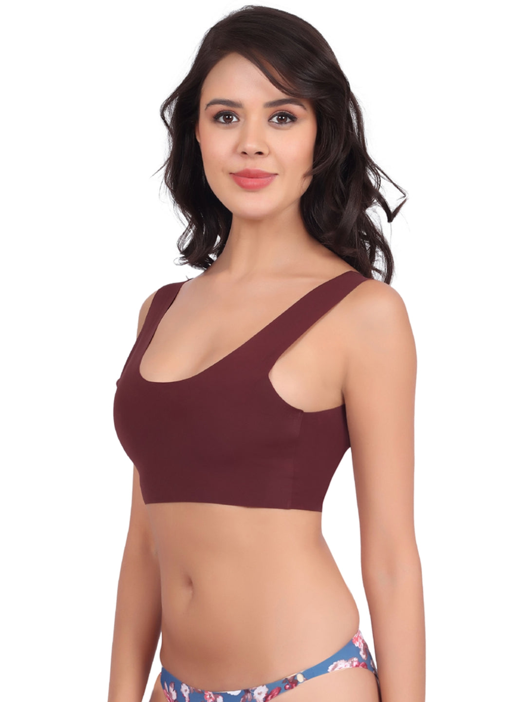 Luella™ Women's Wire-Free Full Coverage T-Shirt Bra – Lightly Padded & Seamless.