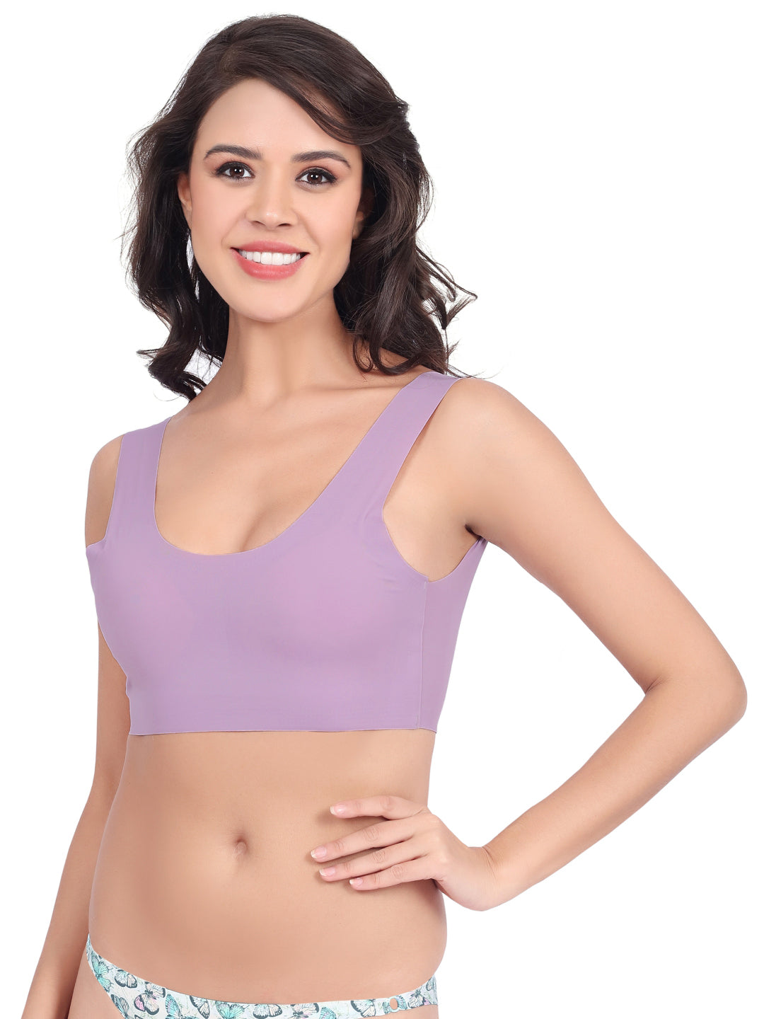 Luella™ Women's Wire-Free Full Coverage T-Shirt Bra – Lightly Padded & Seamless.