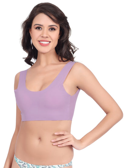 Luella™ Women's Wire-Free Full Coverage T-Shirt Bra – Lightly Padded & Seamless.