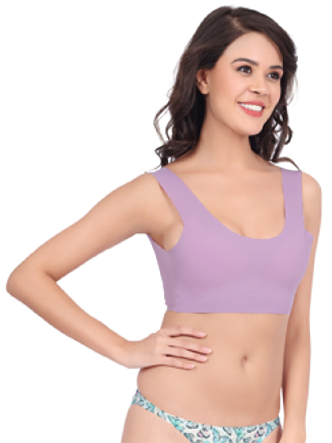 Luella™ Women's Wire-Free Full Coverage T-Shirt Bra – Lightly Padded & Seamless.