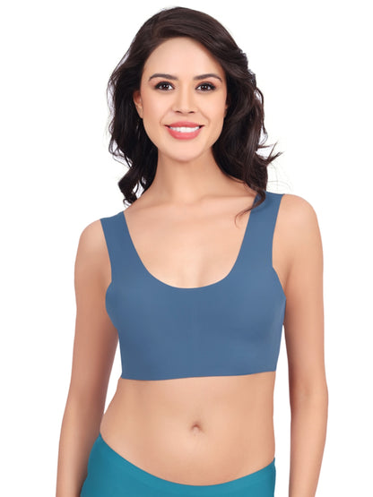 Luella™ Women's Wire-Free Full Coverage T-Shirt Bra – Lightly Padded & Seamless.