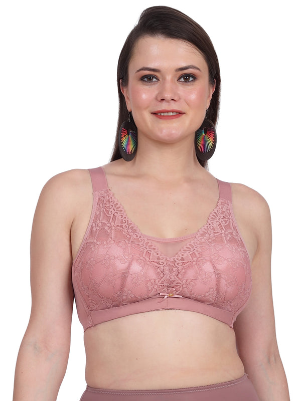 Luella® Padded Non-Wired Full Cup Bra - Floral Lace