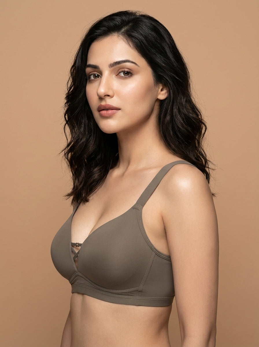 Sweet Heart Bra aka The Luella Stone-Detail Deep-V Plunge Bra