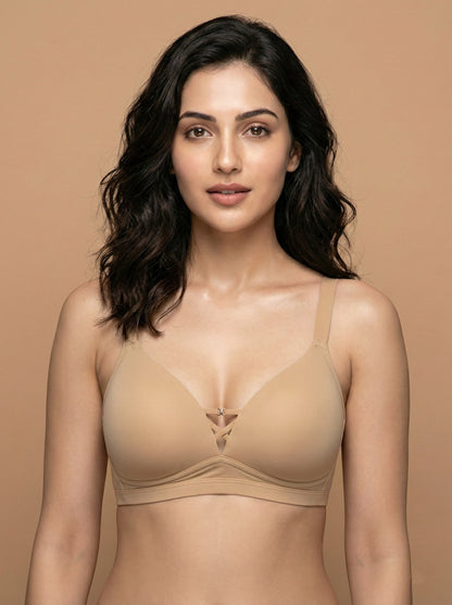 Sweet Heart Bra aka The Luella Stone-Detail Deep-V Plunge Bra