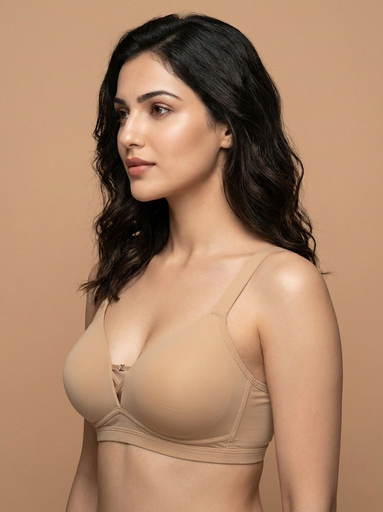 Sweet Heart Bra aka The Luella Stone-Detail Deep-V Plunge Bra
