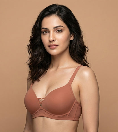 Sweet Heart Bra aka The Luella Stone-Detail Deep-V Plunge Bra