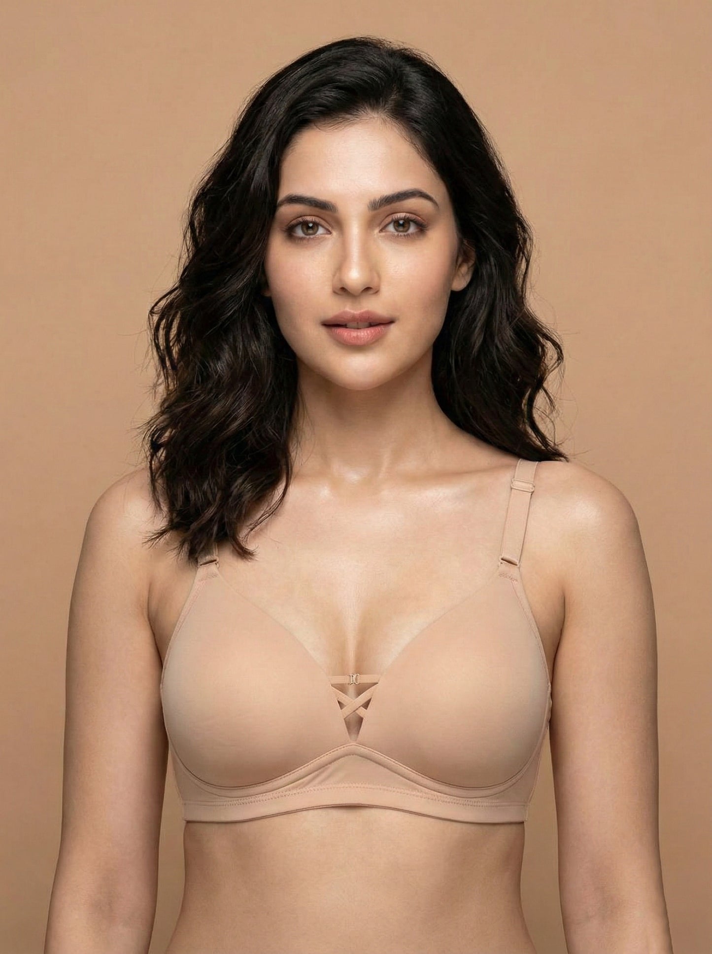 Sweet Heart Bra aka The Luella Stone-Detail Deep-V Plunge Bra