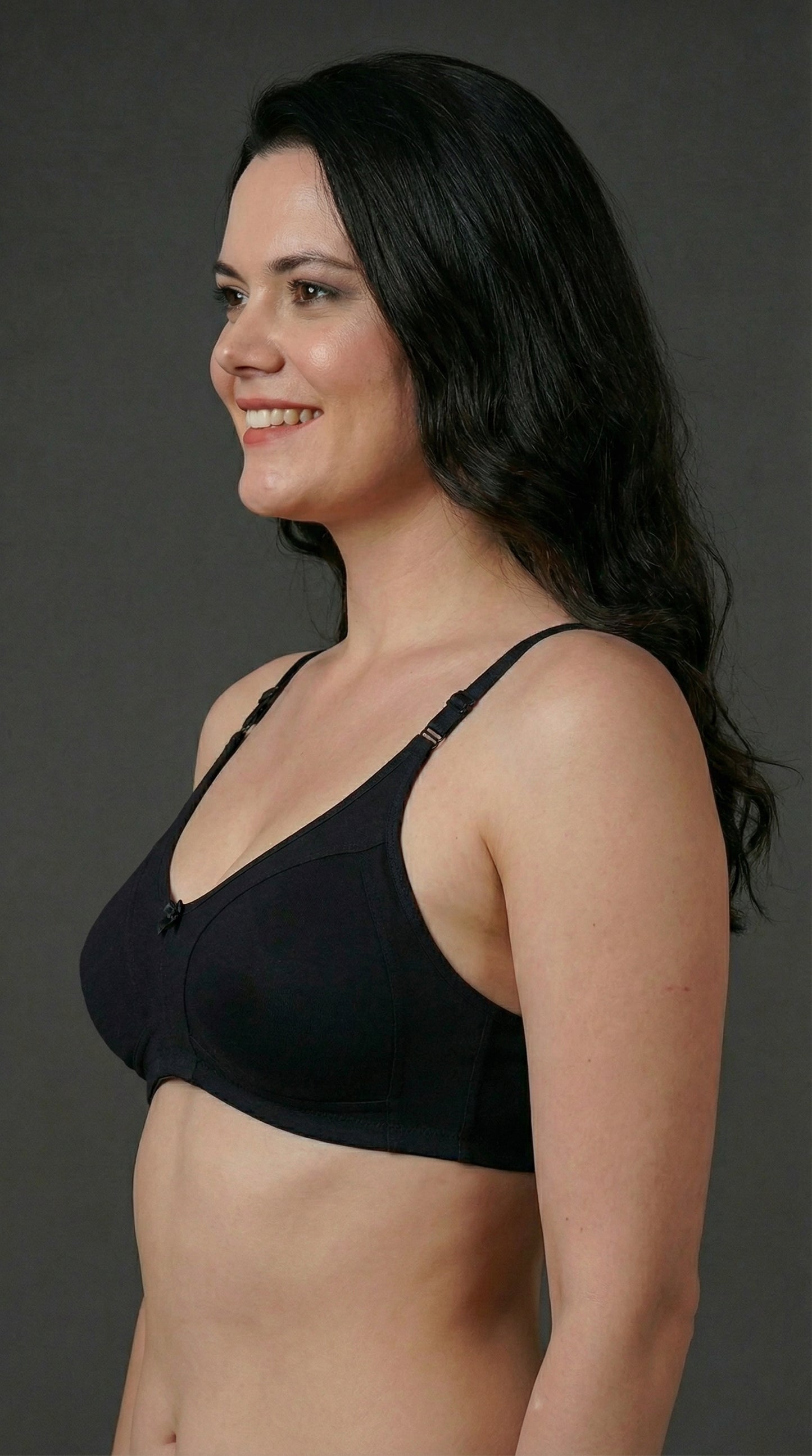 The Luella Double-Layered Cotton Comfort Bra - B Cup