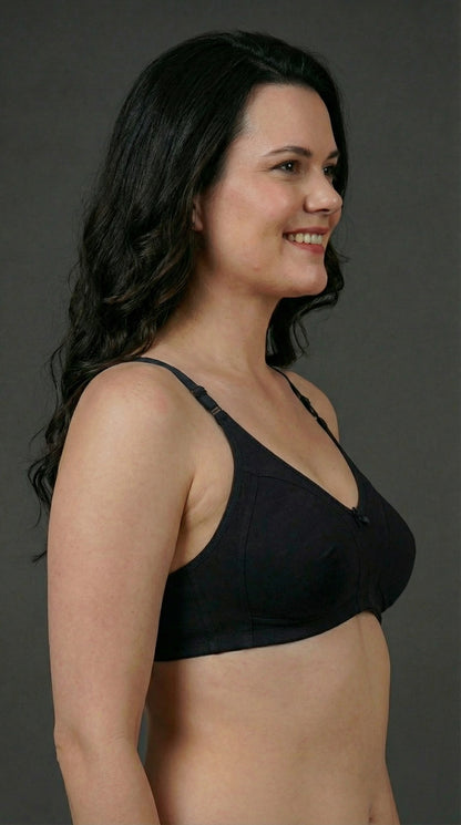 The Luella Double-Layered Cotton Comfort Bra - B Cup
