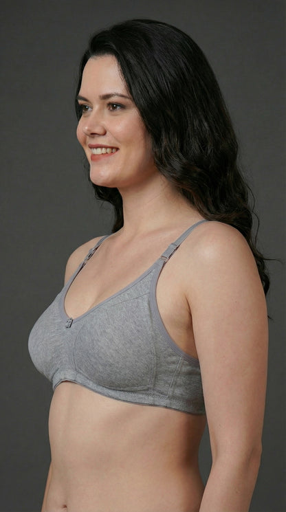 The Luella Double-Layered Cotton Comfort Bra - B Cup