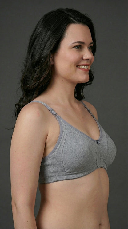 The Luella Double-Layered Cotton Comfort Bra - B Cup