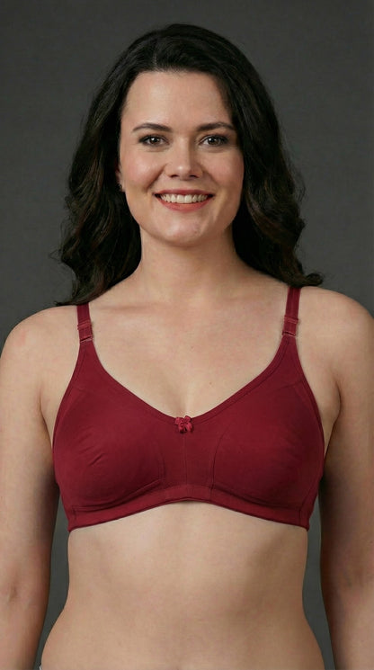 The Luella Double-Layered Cotton Comfort Bra - B Cup