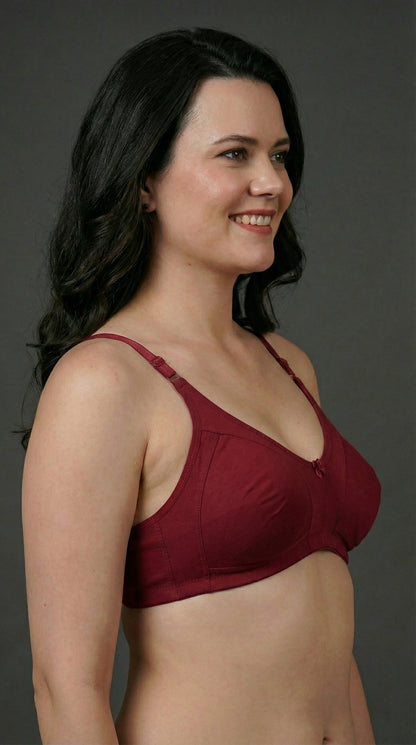 The Luella Double-Layered Cotton Comfort Bra - B Cup