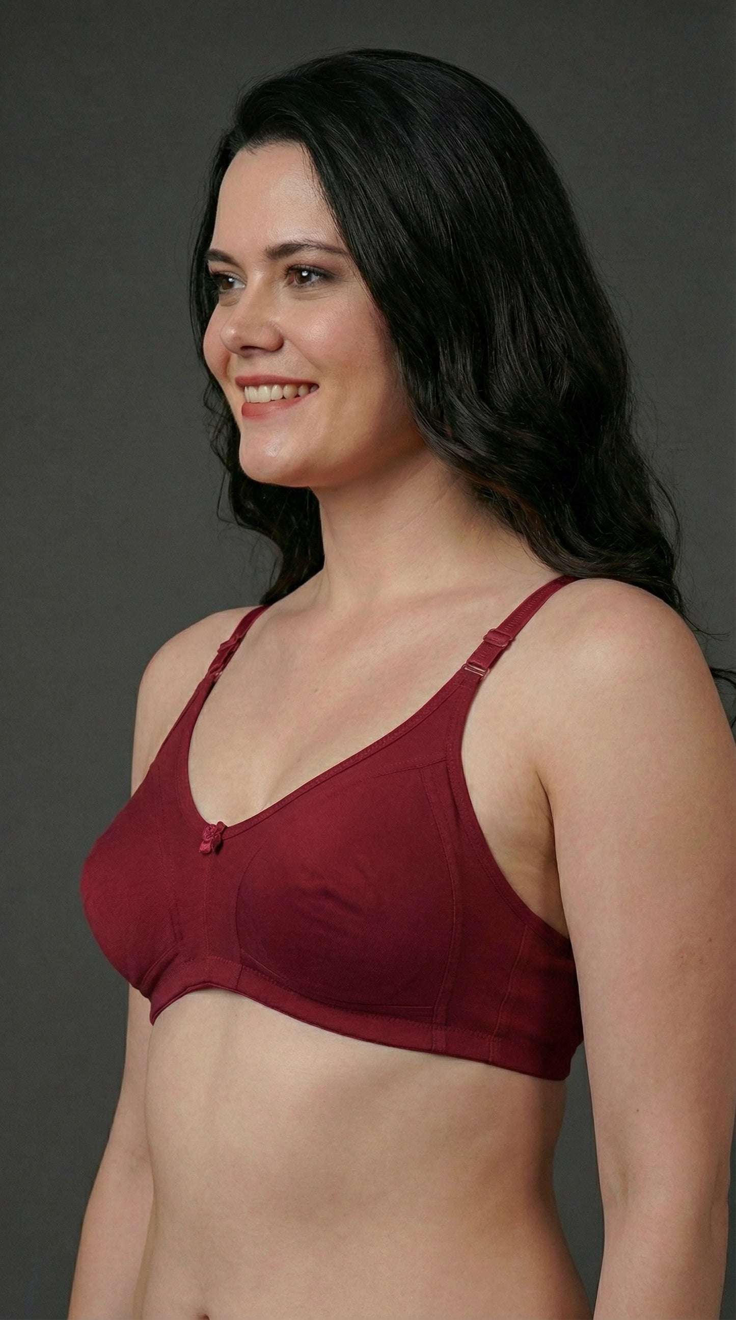The Luella Double-Layered Cotton Comfort Bra - B Cup